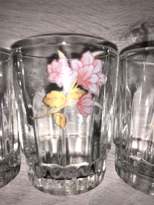 Рюмки  5 шт . Кувшин . Фужер бокал алмазная гравировка