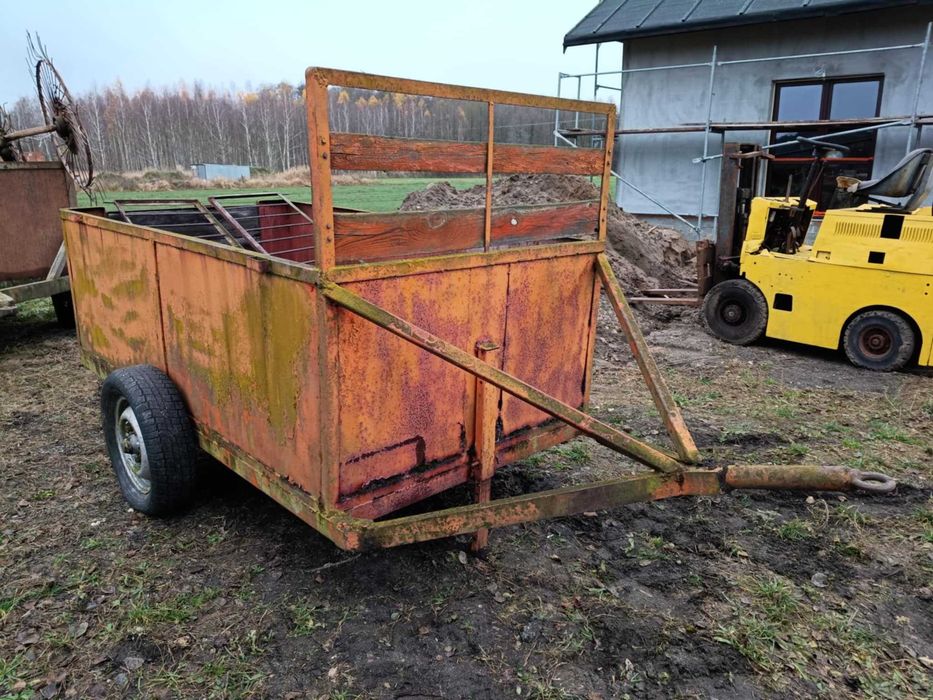 Przyczepka przyczepa kolówka jednoosiowa