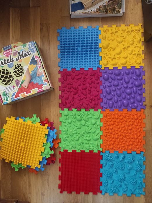 Масажний пазл, килимок ортек коврик пазли ортопедичні