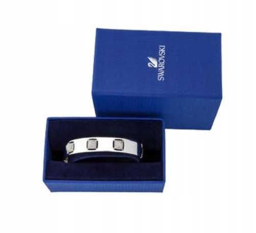 -50% Oryginalna Bransoletka Swarovski srebrna prezent bangle zamykana
