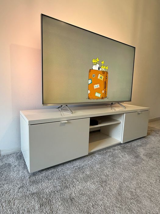 Móvel de TV IKEA BYÅS - Brilhante Branco - Excelente Estado