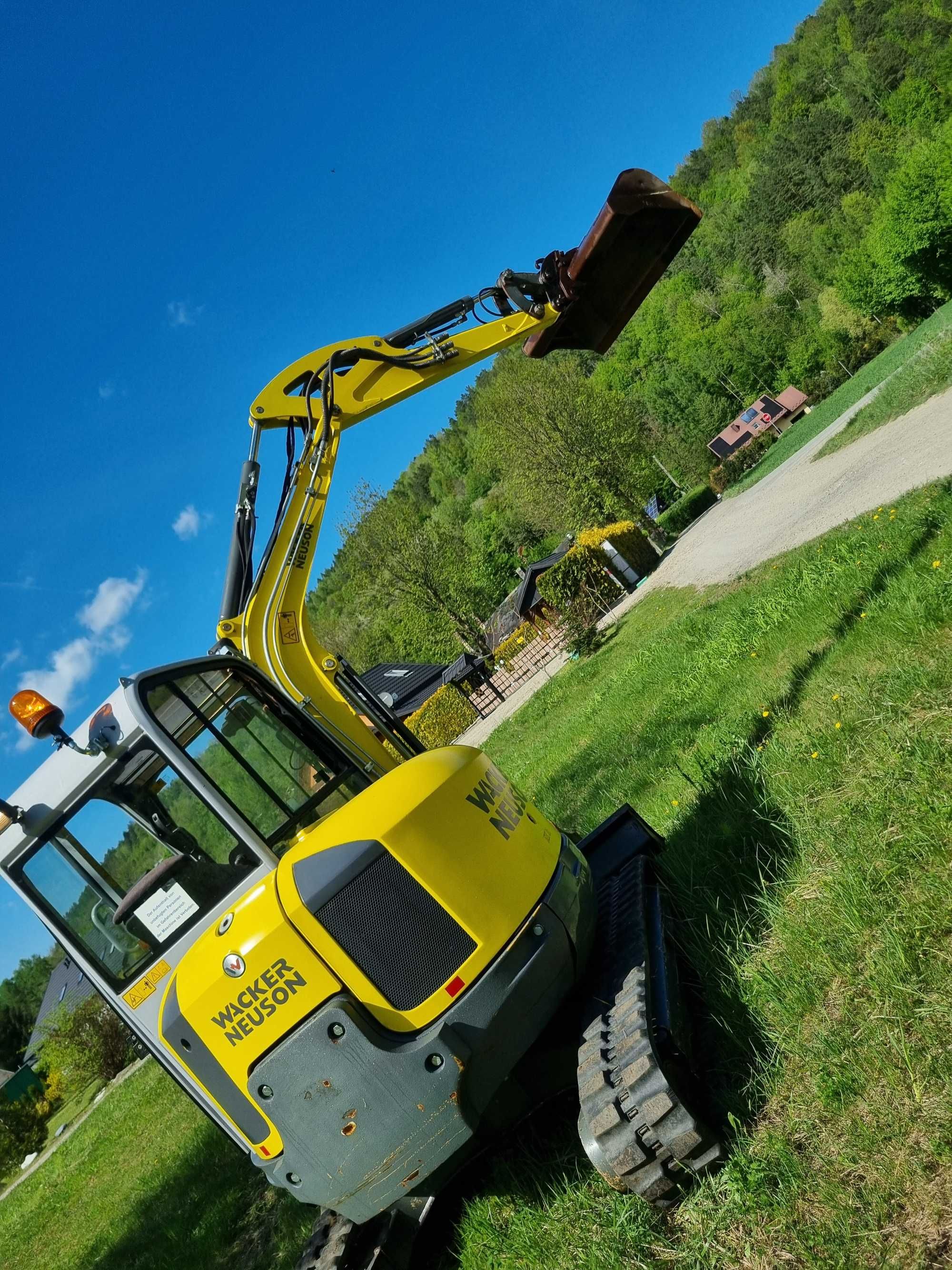 WACKER NEUSON EZ38 Minikoparka 4tony 2015r 2399h z Norwegii JAK NOWA