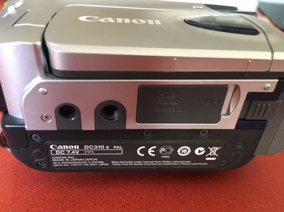 Canon DC310 câmara de filmar