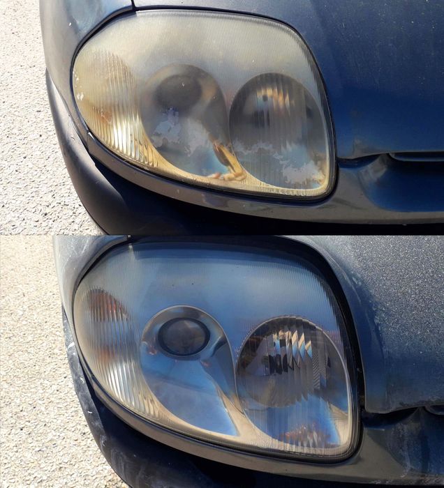 Polimento de faróis (os 2 faróis)