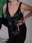 Lateksowe body,XL