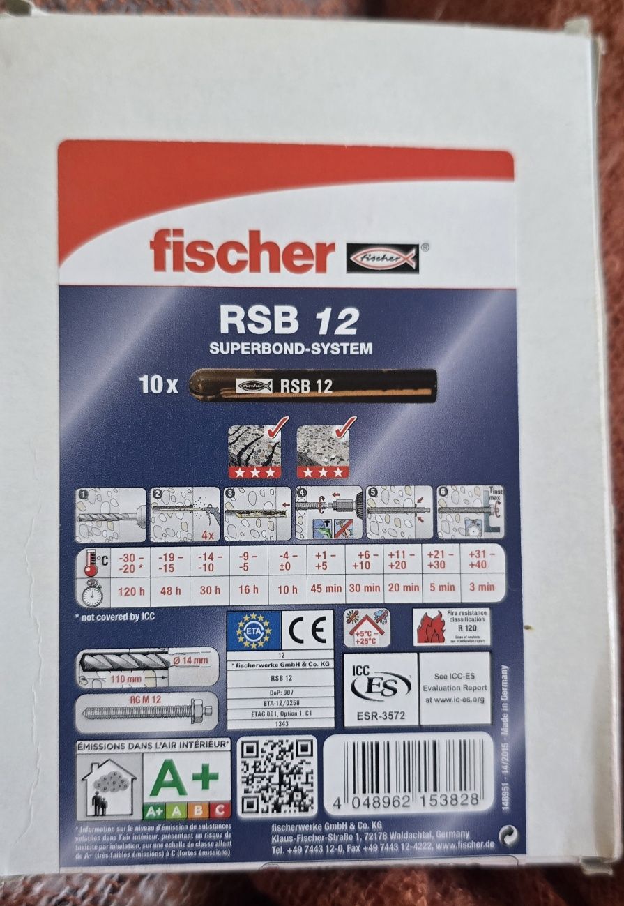 Ampola química Superbond RSB 12 FISCHER