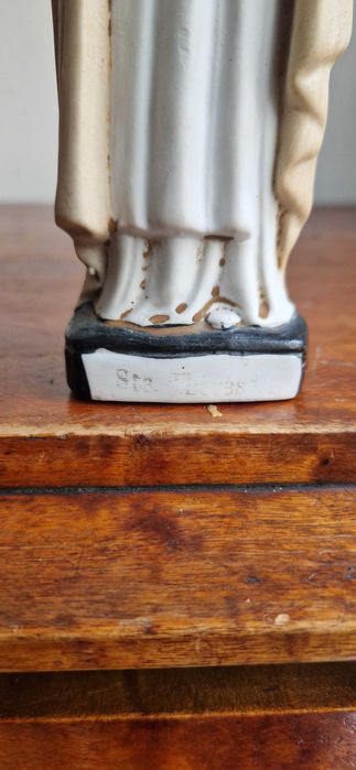 Rzeźba figura Św. Teresa porcelana XIXw Niemcy antyk dewocjonalia