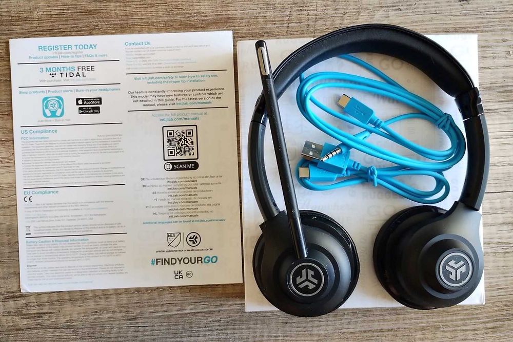 Słuchawki bezprzewodowe nauszne JLab Audio GO WORK
