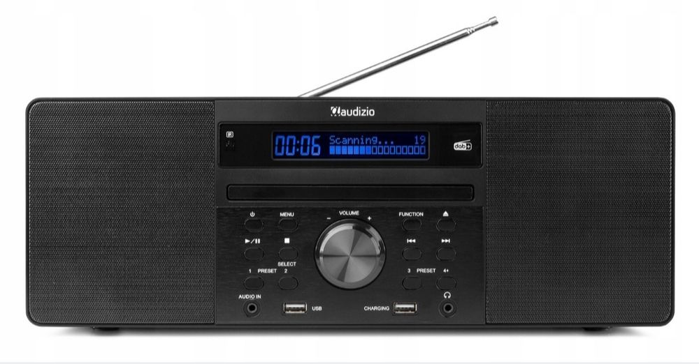 Німецьке цифрове радіо Audizio USB/CD/DAB+ BT FM/MP3 Радиоприемник