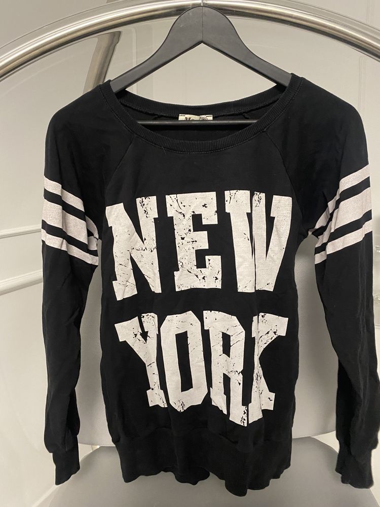 Bluza z nadrukiem New York rozmiar S