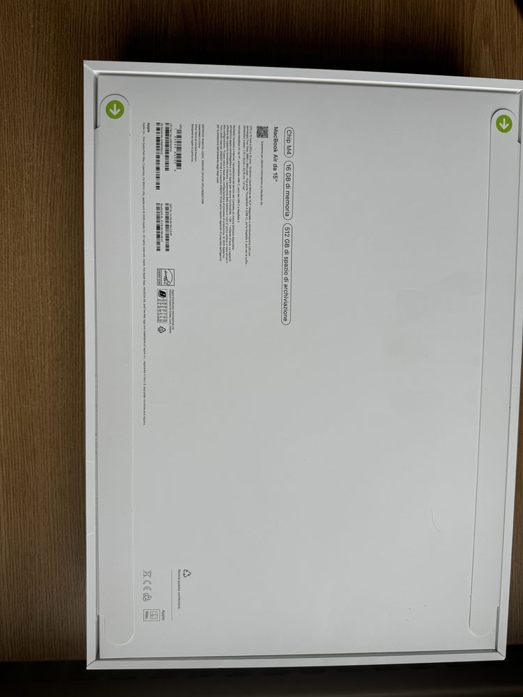 Новий MacBook Air 15 2025 M4 16GB 512 GB