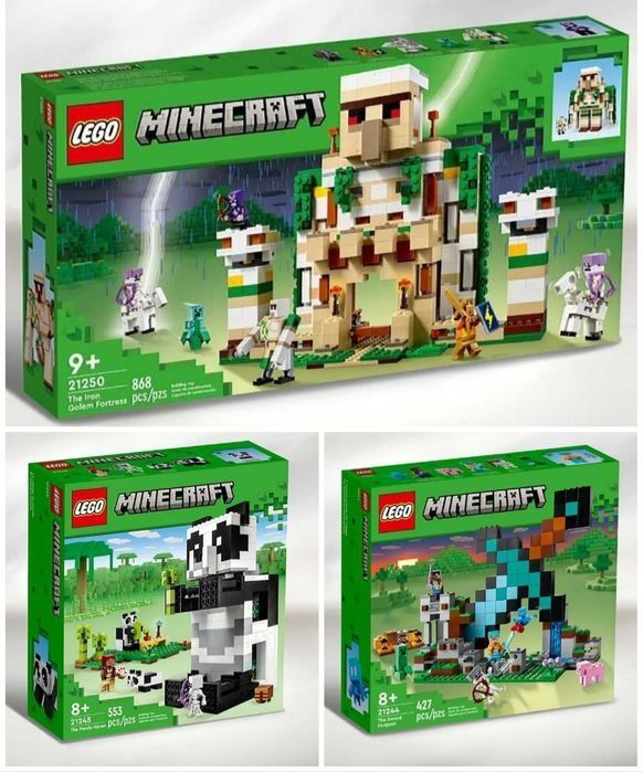 20 НАБОРІВ Конструктор Lego Minecraft лего майнкрафт оригінал