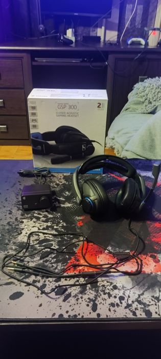 Игровые наушники Sennheiser Epos GSP 300 + GSX 300