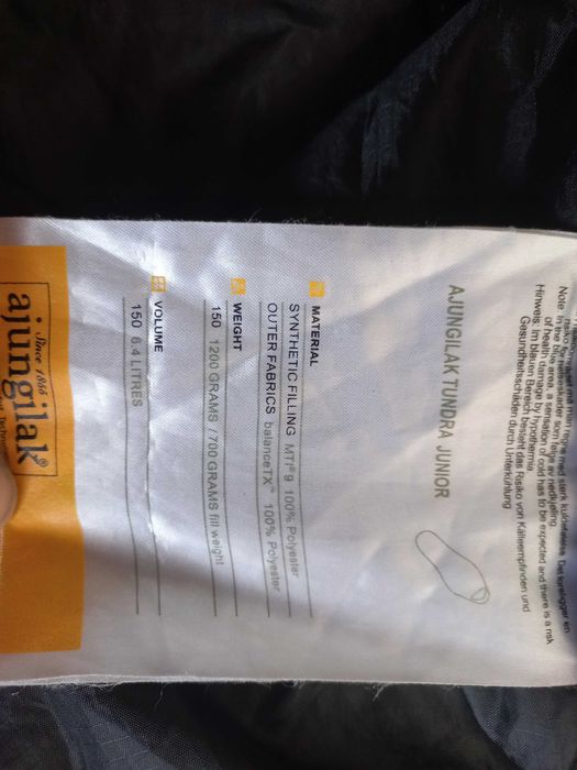 Śpiwór Mammut Tundra Junior