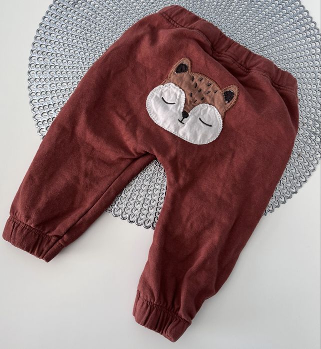 Spodnie newbie r.68 lis dresowe