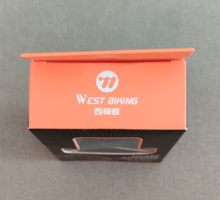 lampa rowerowa tylna WEST BIKING, auto wł + hamowanie, 400 mAh