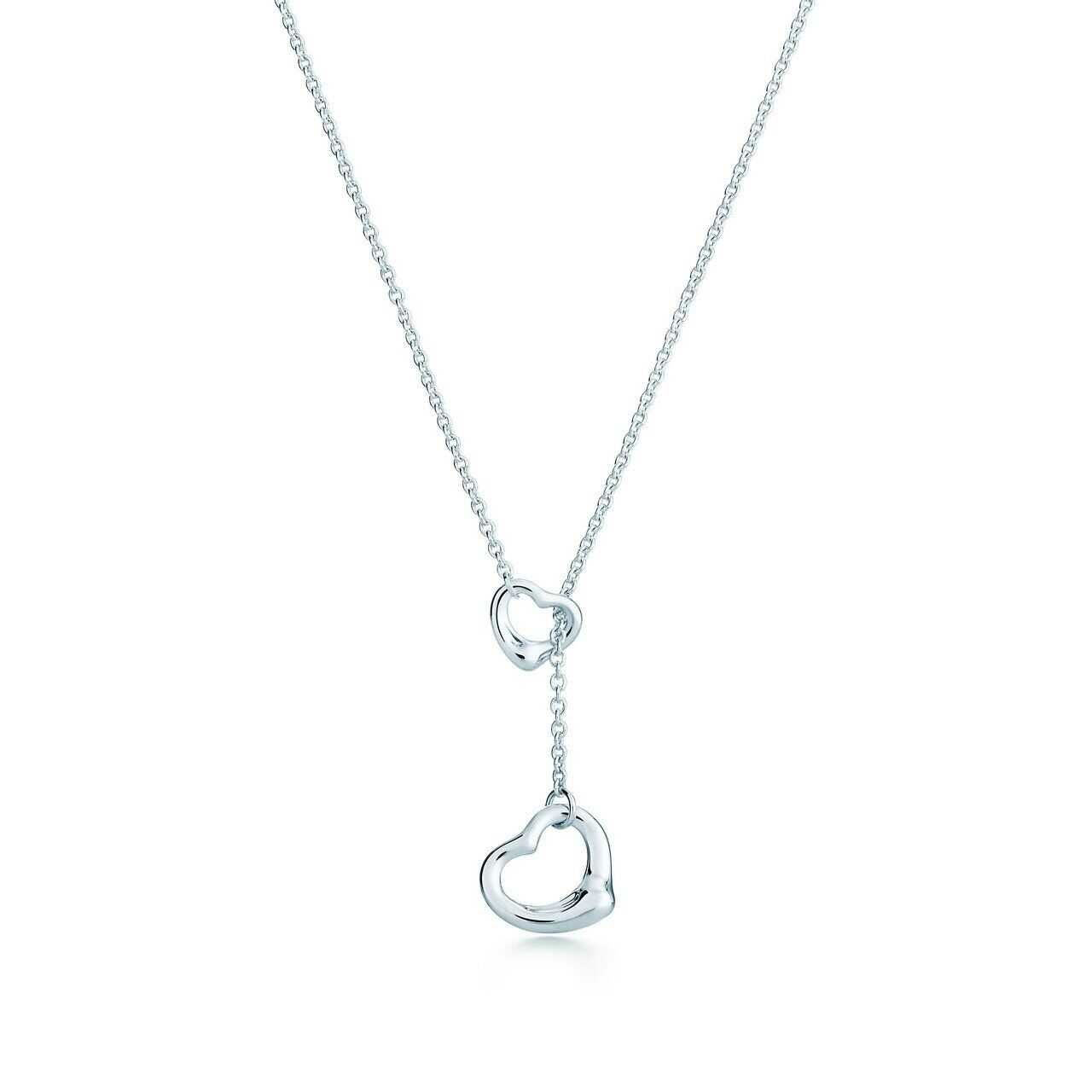 Намисто Tiffany Co Open Heart Lariat Pendant Ожерелье Сердце Тиффани