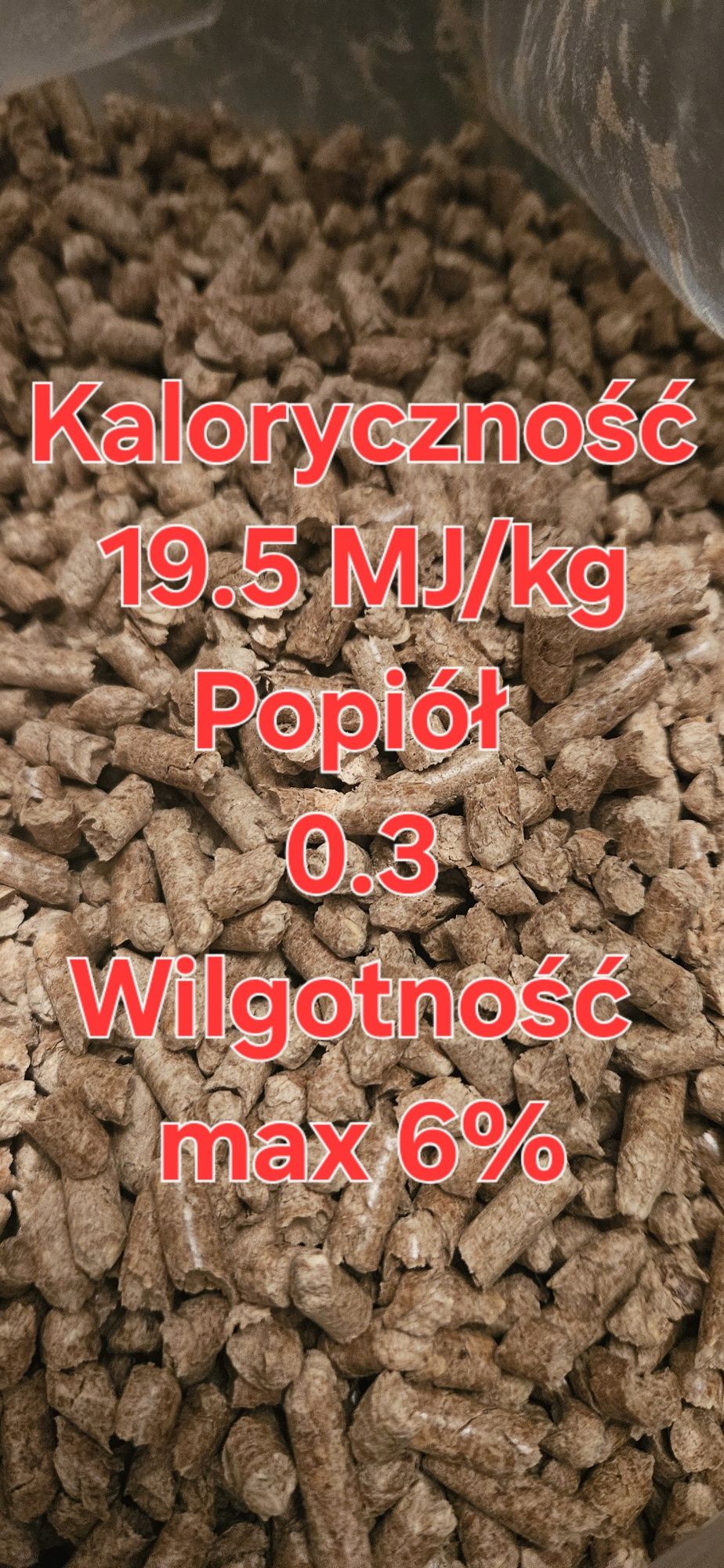 Pellet pelet dębowy 100%  polski mega kaloryczny