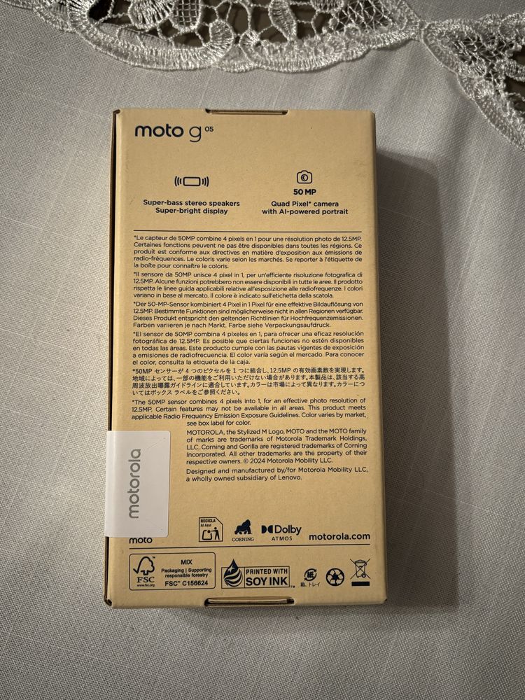 Motorola G05 forest green