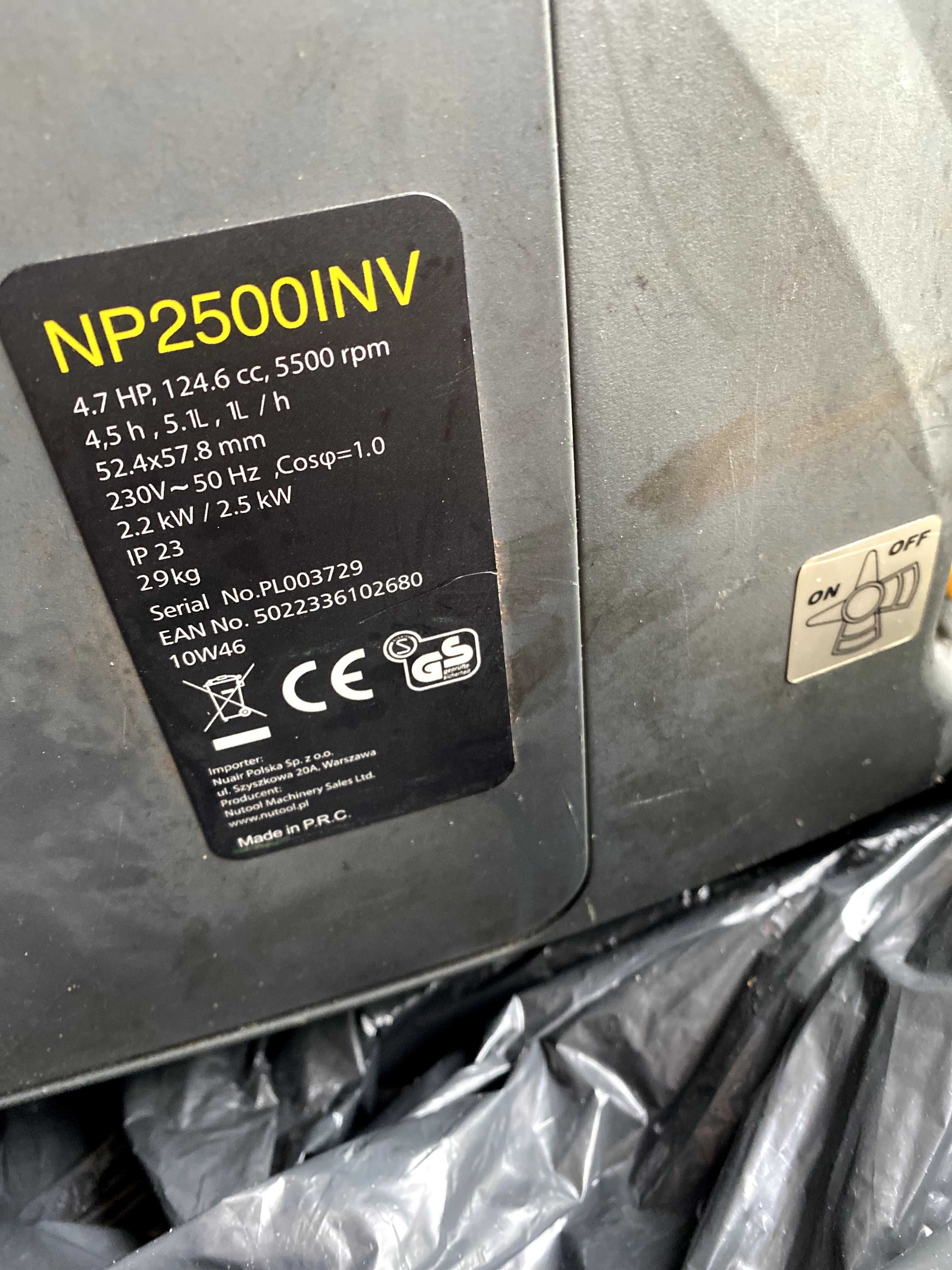 Agregat prądotwórczy NUTOOL NP2500INV