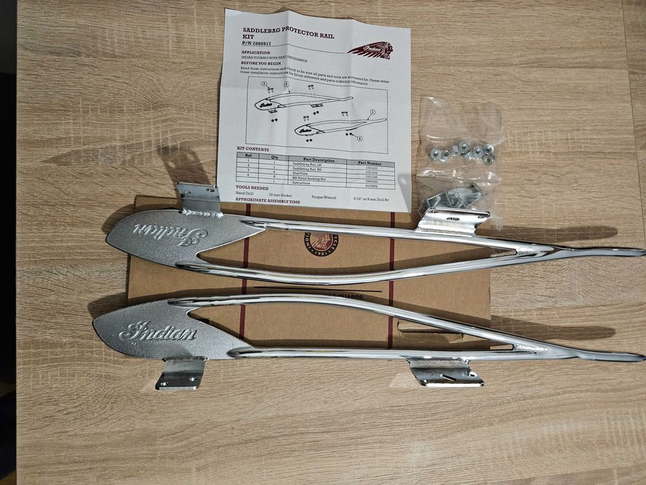 Indian Rd, Chieftain, chromowane rylingi na twarde kufry .