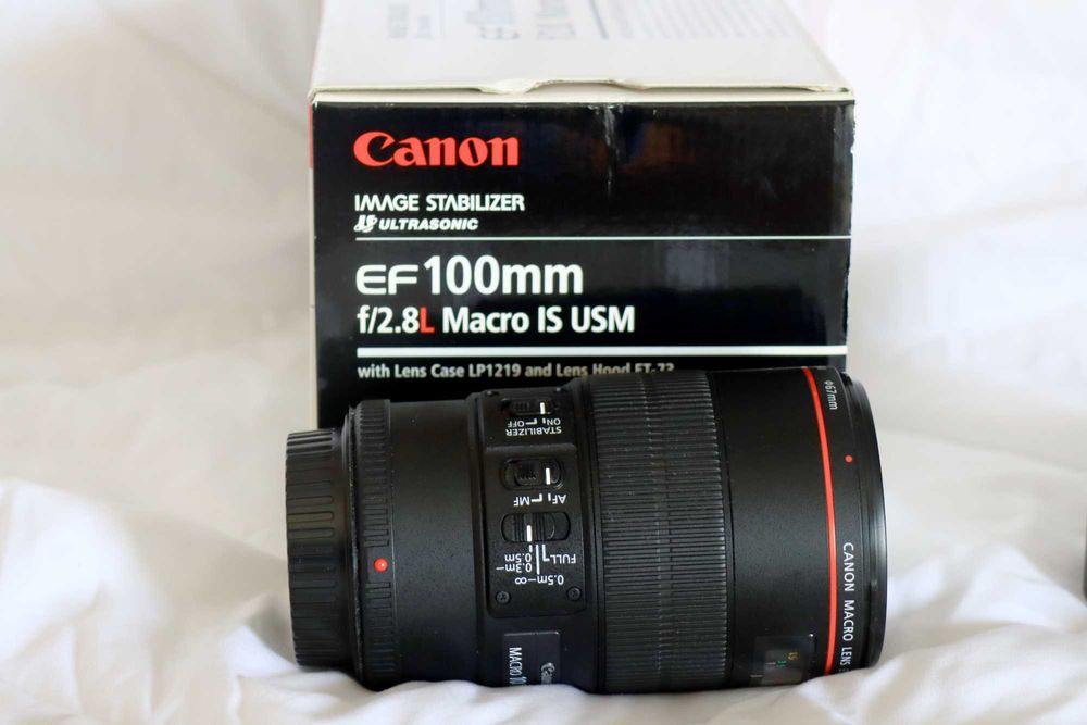Objectiva Canon 100mm f2,8L Macro