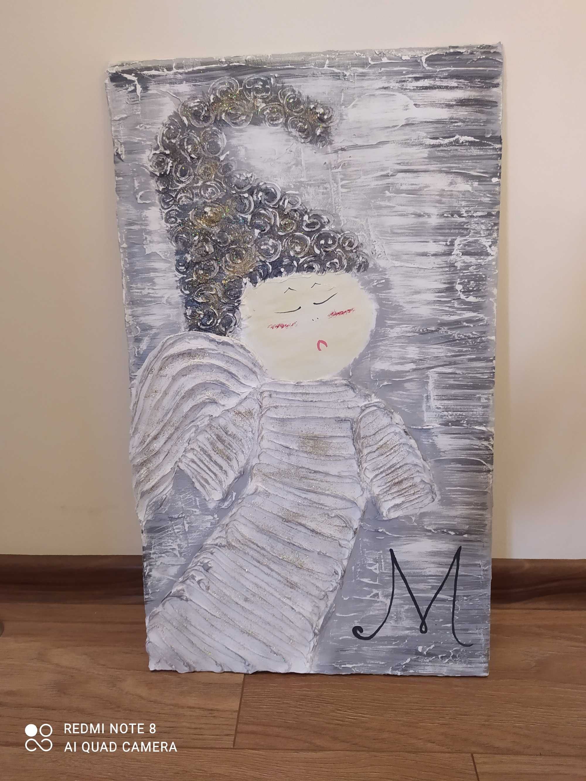 Obraz gipsowy Aniołek