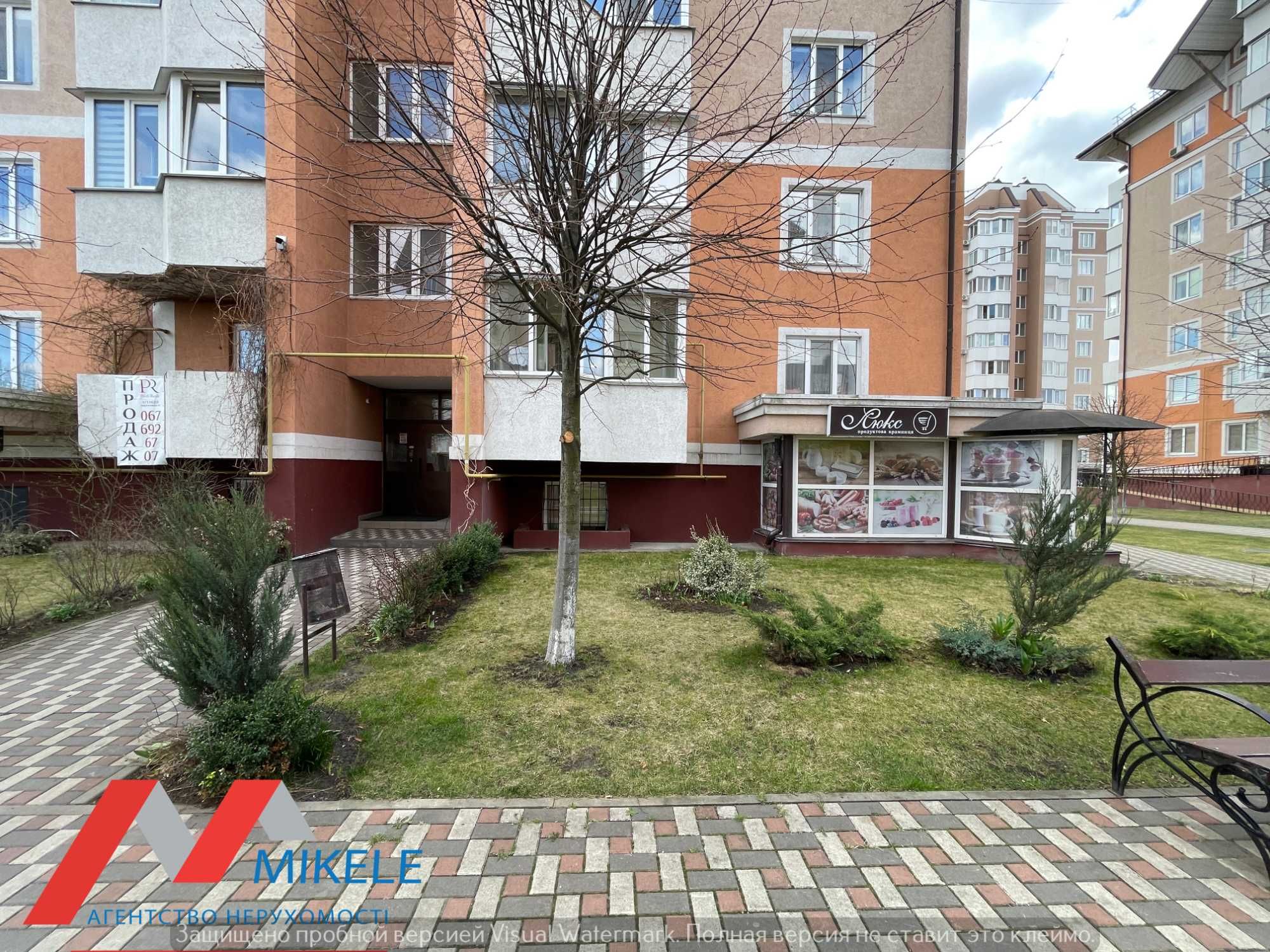Без%,продаж, фасад, комерція з ремонтом 55м2, ЖК Буча Квартал, м.Буча