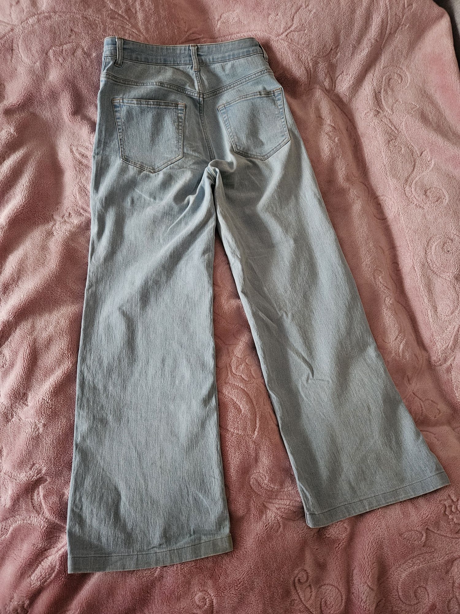 Spodnie damskie jasny jeans H&M Rozm 40