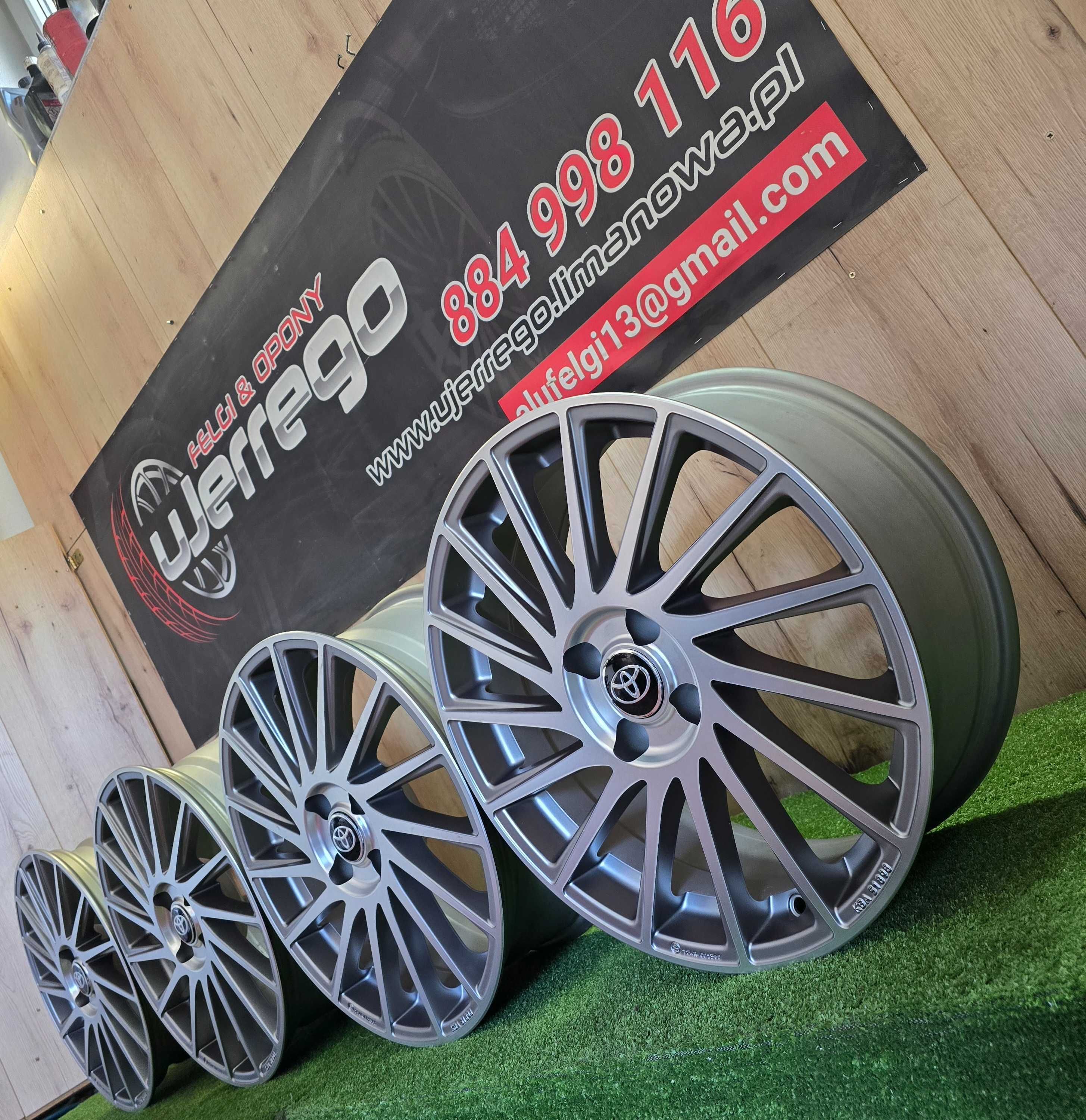 NOWE ALUFELGI TOYOTA 17x4x100 - AygoX , IQ, Yaris