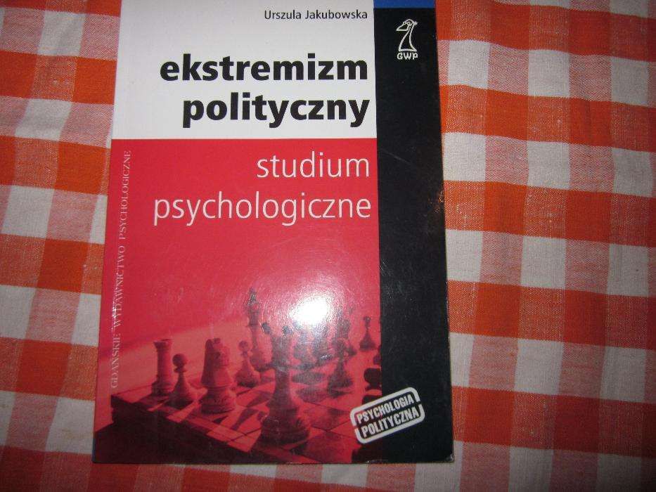 Urszula Jakubowska- Ekstremizm polityczny- studium psychologiczne