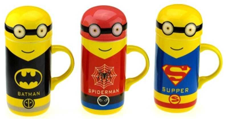 Новая чашки  Миньон супергерой
