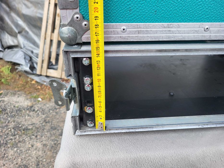 RACK 3U 2x szyna (40cm pomiędzy)(48 do klapy) FV 23% (dostępne wiecej)