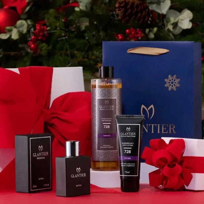 Zestawy prezentów kosmetyków filmy glantier