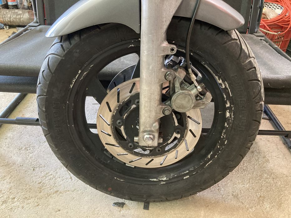 Frente, suspensão moto