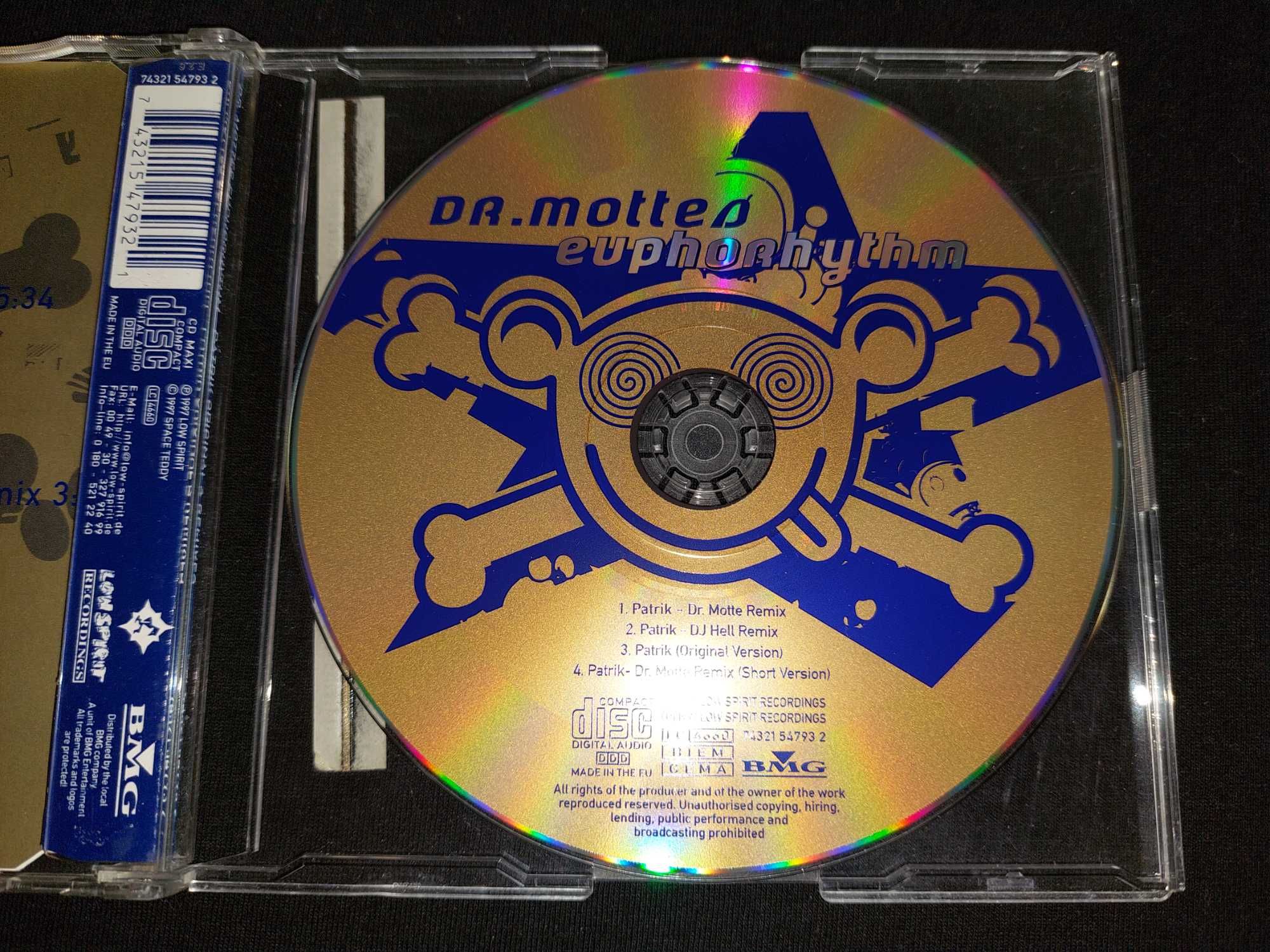 Dr. Mottes Euphorhythm Patrik Original & Remixes CD 1997