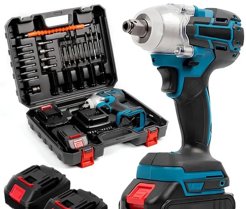Гайковерт аккумуляторный безщеточный (36V, 5A) с набором инструмента
