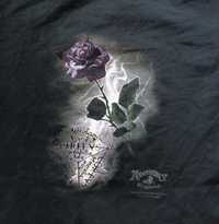 Czarna koszulka Alchemy gothic róża