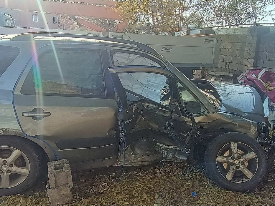 Suzuki SX-4 после ДТП.