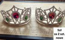Diadem tiara korona dla dziewczynek 2 sztuki