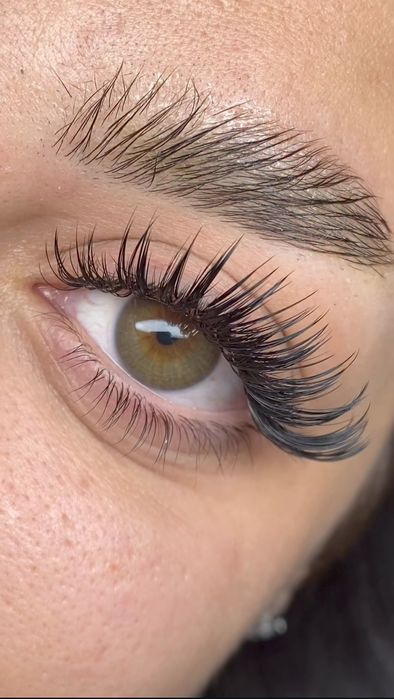 Нарощування вій. Наращивание ресниц.