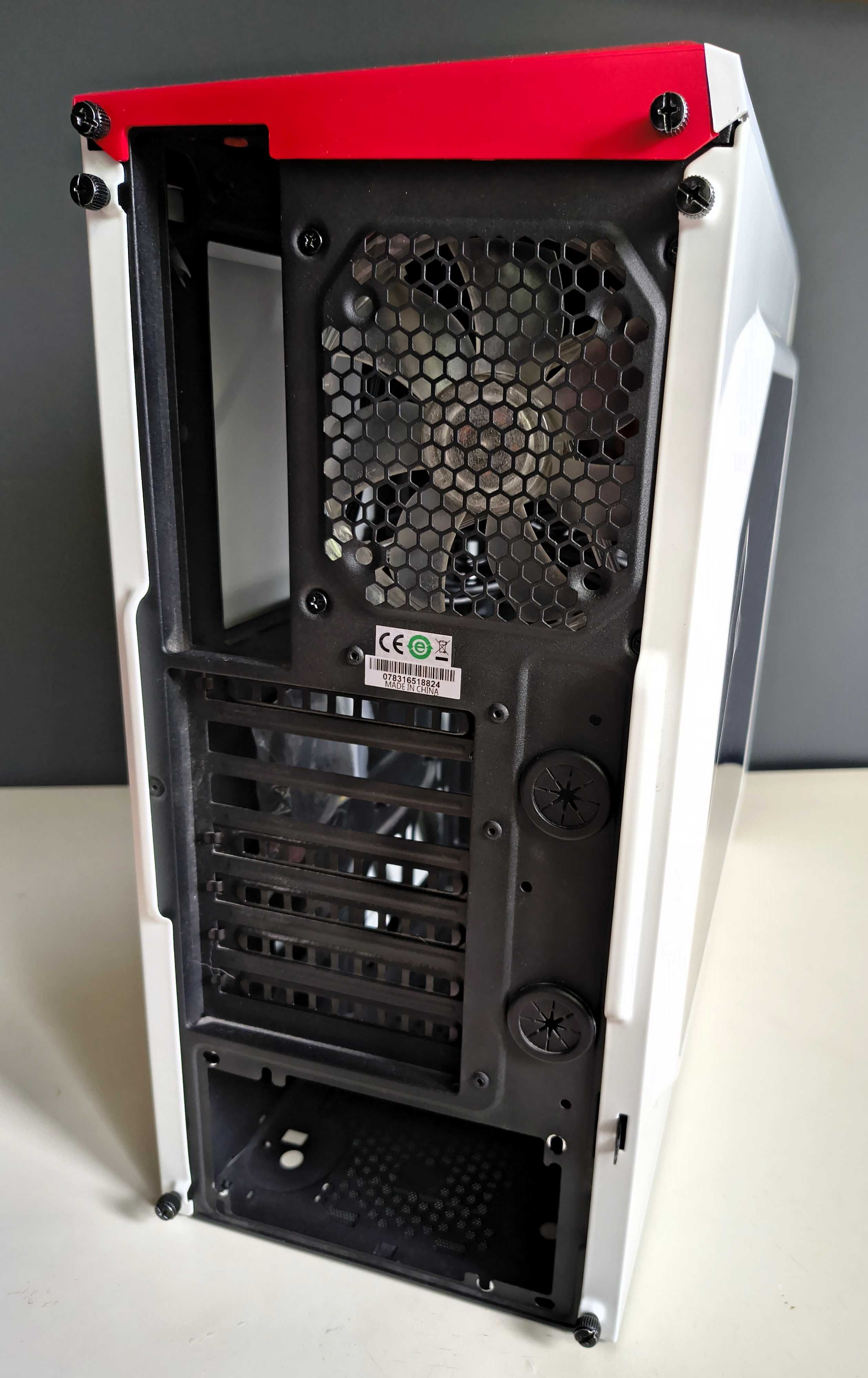 Obudowa Corsair Carbide SPEC-ALPHA Mid-Tower – biała z czerwonym