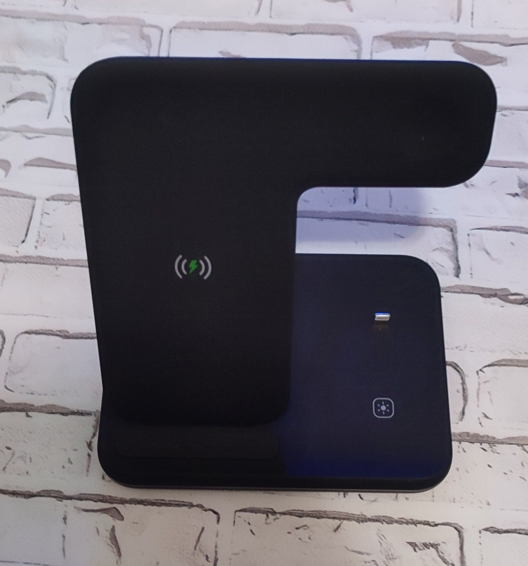 Бездротова зарядка 3in1 Fast 15W iPhone Apple Watch AirPods зарядна