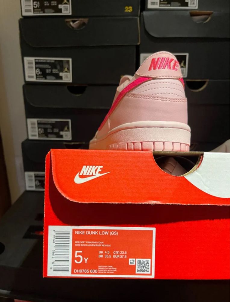 Оригинальные Nike Dunk Low Triple Pink ORIGINAL 100% (new in box)