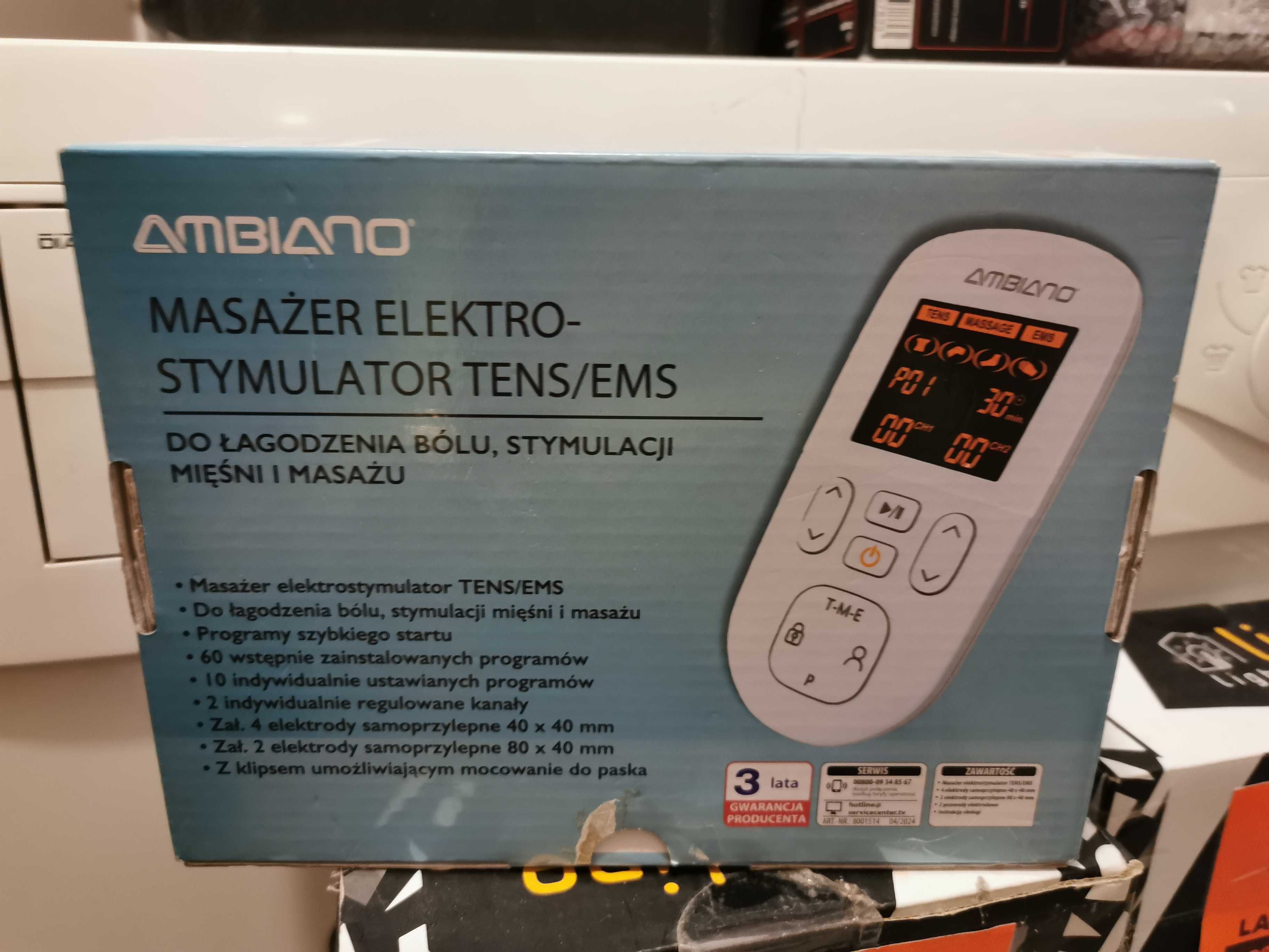 Masażer elektro stymulator TENS/EMS