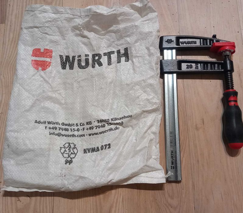 Ścisk skręcany 200mm żeliwo - Wurth