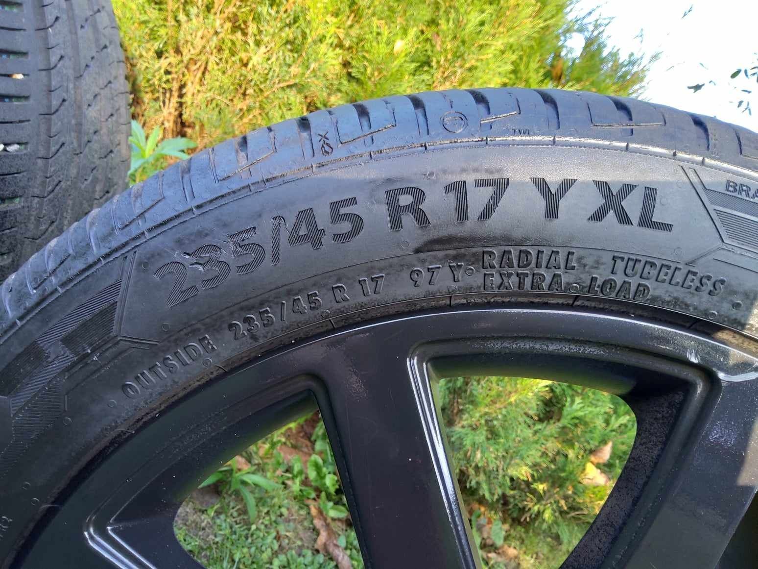 Koła audi 17 cali 5X112 Nowe opony Barum