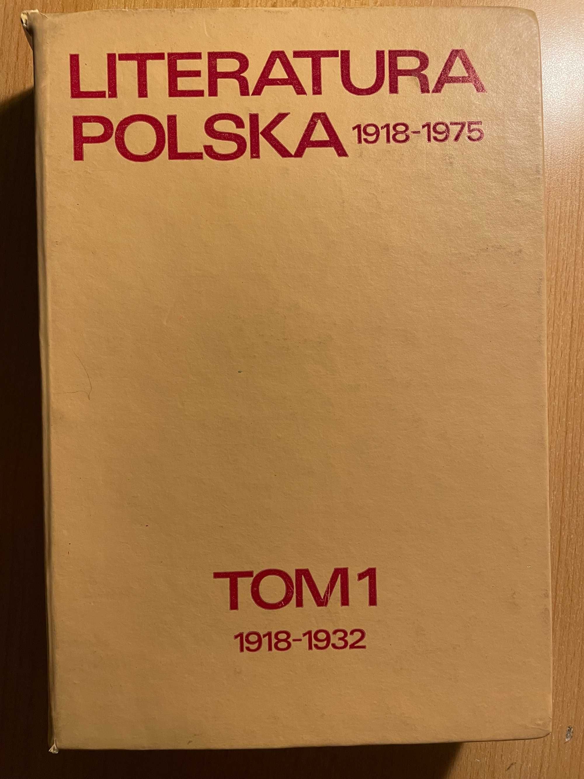 literatura polska tom 1 1918