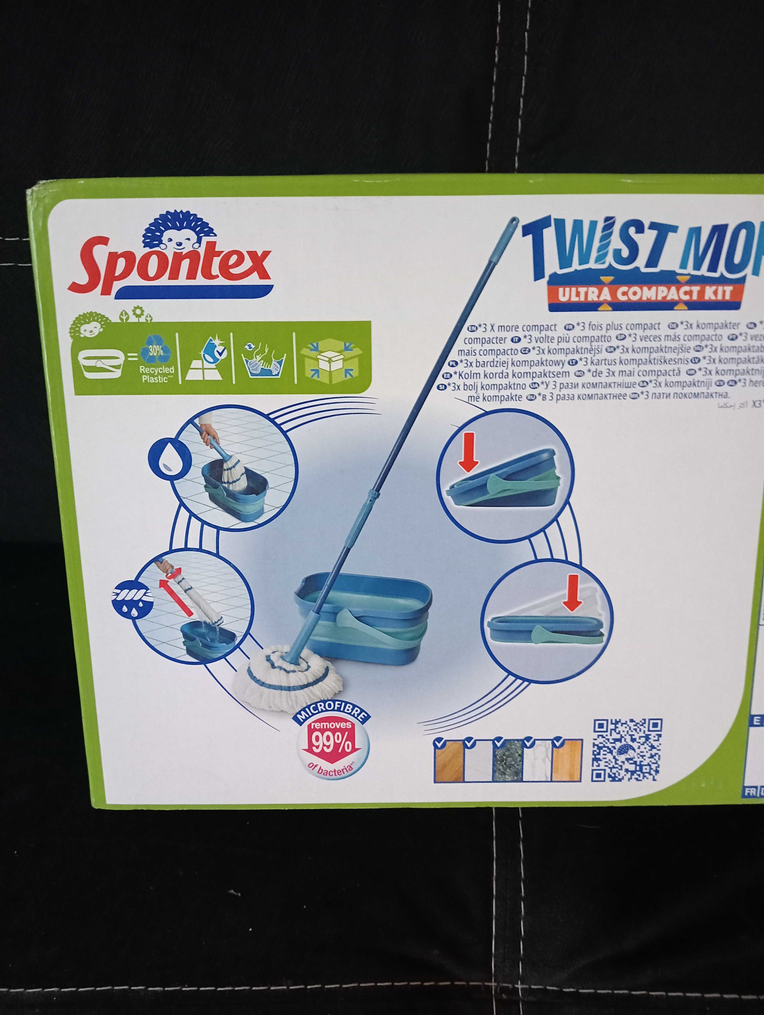 Spontex Twist Mop Ultra Compact Kit nowy