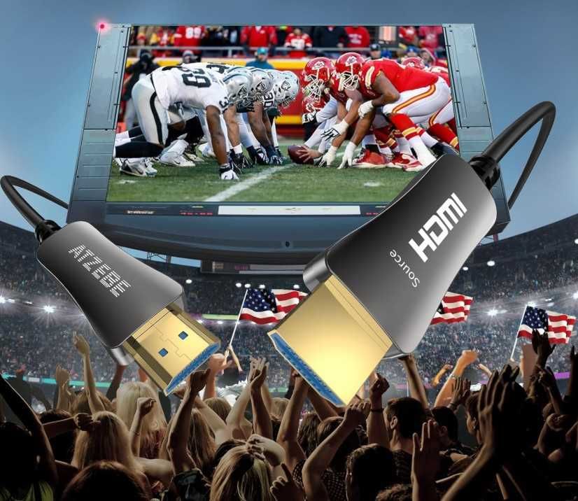 Оптичний кабель (AOC) ATZEBE HDMI 2.0 з підтримкою 4K / 60Hz, 15м